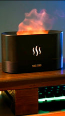 Umidificador e Difusor de Aromas ZenFlame™ – Efeito Chama RGB🔥
